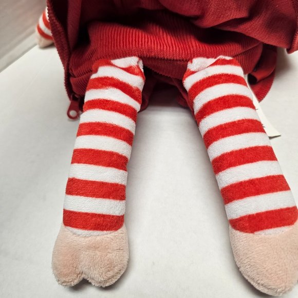 Zoobies Play Sleep Love OLIVIA Pig Doll Striped Plush Soft Tag PJ Storage 2010 - Picture 5 of 13